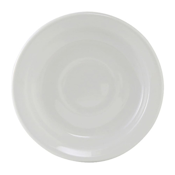 Tuxton CLE-046 Demitasse Saucer, 4-3/4" dia., Porcelain White - 3 dz/Case