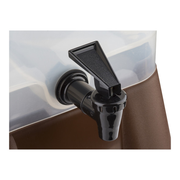 Tablecraft 954 Brown Traditional Beverage Dispenser, 3 Gallon