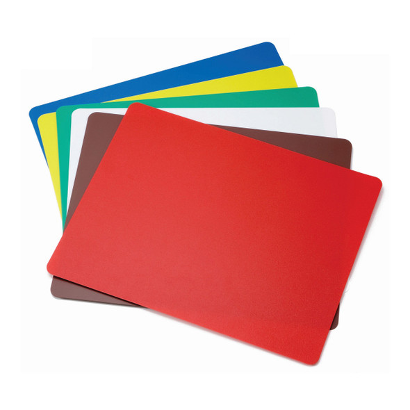 Tablecraft FCB1824A Flexible Cutting Mat, 18" x 24", assorted colors (6 per Pack)