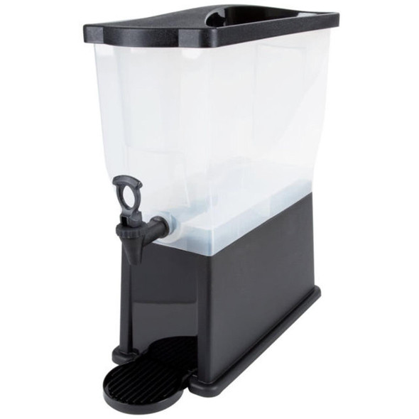 Tablecraft 353DP Slimline Beverage Dispenser, 3 Gallons, Single, Black