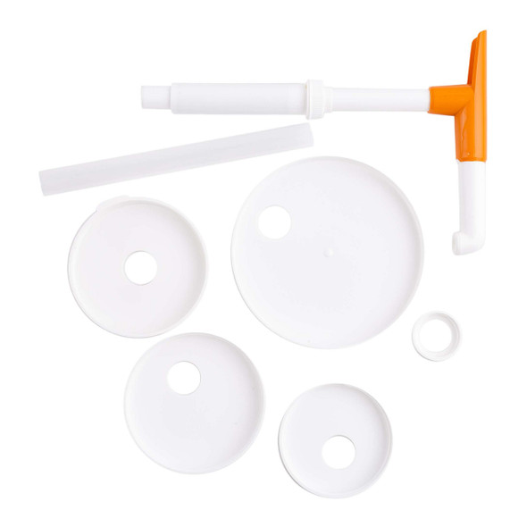 Tablecraft 664K Pump Kit, 1 oz Pump, Wide Mouth Cap, W/5 Caps w/Hole