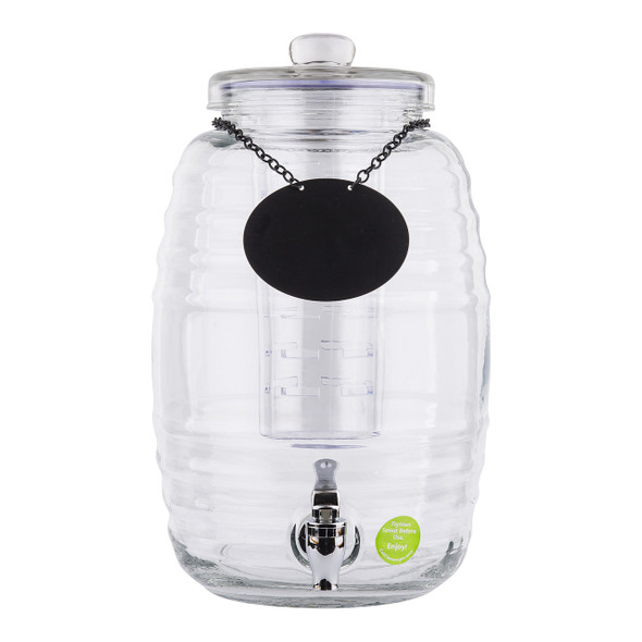 Tablecraft BDG1000 Beehive Jar Beverage Dispenser 2-1/2 Gallon