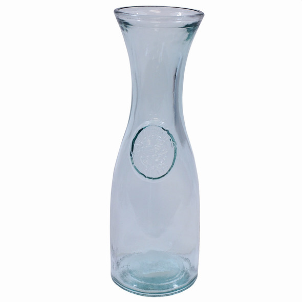 Tablecraft 6620 Authentic Glass Carafe, 28 oz., Green Tint