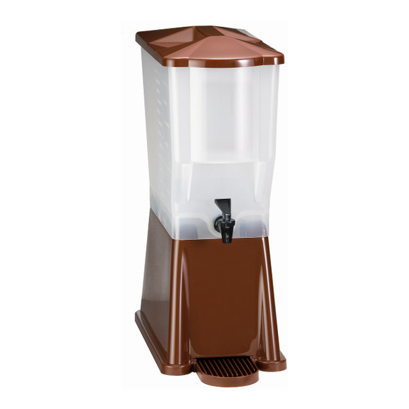 Tablecraft 354DP Single Brown Beverage Dispenser, 3 Gallon