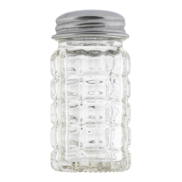 Tablecraft C163-12 Salt/Pepper Shaker 1.5 oz, Nostalgia Glass (12pcs/pack)
