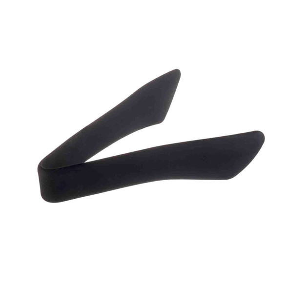 Tablecraft 39100 Tongs, 7", Black Silicone Coated Stainless, Heat Safe