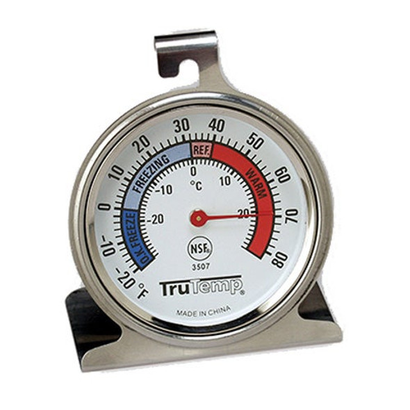 Taylor 3507FS Refrigerator/Freezer Thermometer, 2-1/2" Dial, -20 to 80 degrees F