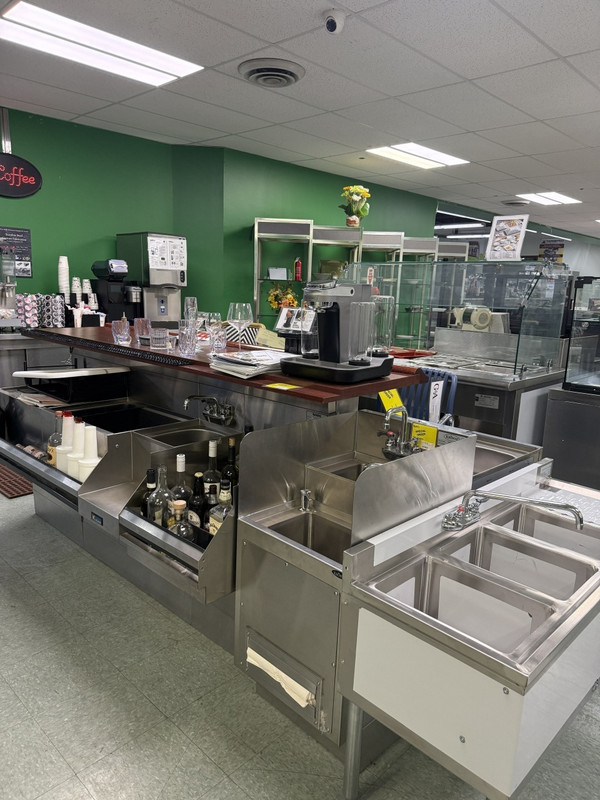 Sinks, Ice Bins, Liquor Displays, Cabinets & More.