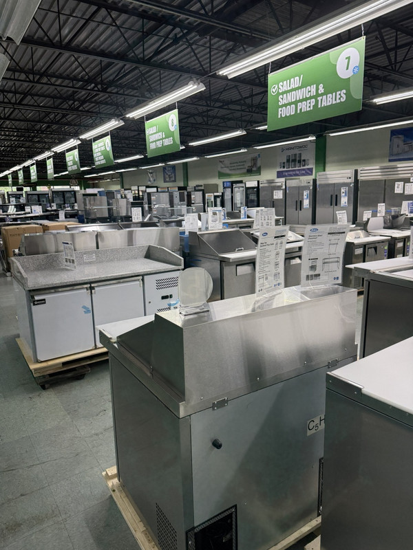 Salad/Salad prep tables