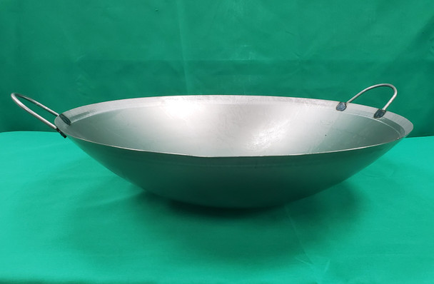 PO WAH 78-7812 Machine Made Steel Wok, 22"