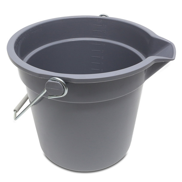 Ocedar 96973 MaxiRough All-Purpose Bucket, 14-Quart, Gray