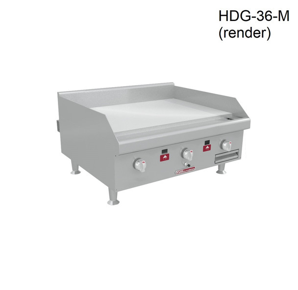 Southbend HDG-24-M 24" Countertop Gas Griddle, Manual, 40K BTU Southbend HDG-24-M 24" Countertop Gas Griddle, Manual, 40K BTU