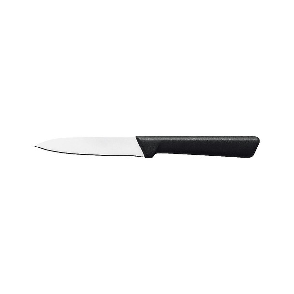 Mundial 0547-4 Paring Knife, 4", Spear Point, Black Handle