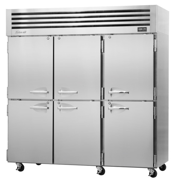 Turbo Air PRO-77-6R-N PRO Series 77" Reach-In Refrigerator - 6 Solid Half-Doors Turbo Air PRO-77-6R-N PRO Series 77" Reach-In Refrigerator - 6 Solid Half-Doors