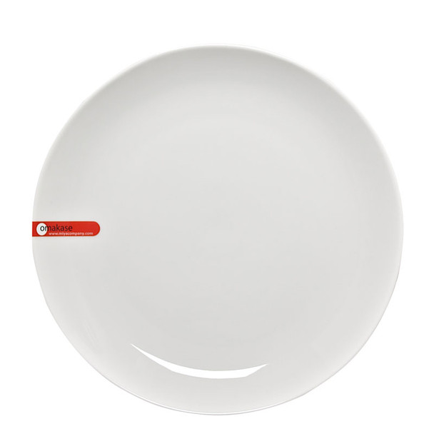 MIYA X15028 Plate, Round, 9.5" x 1.25", White