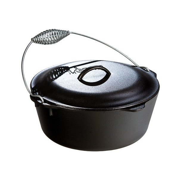 Lodge L10DO3 Cast Iron Dutch Oven With Bail Handle - 7 Qt. Lodge L10DO3 Cast Iron Dutch Oven With Bail Handle - 7 Qt.