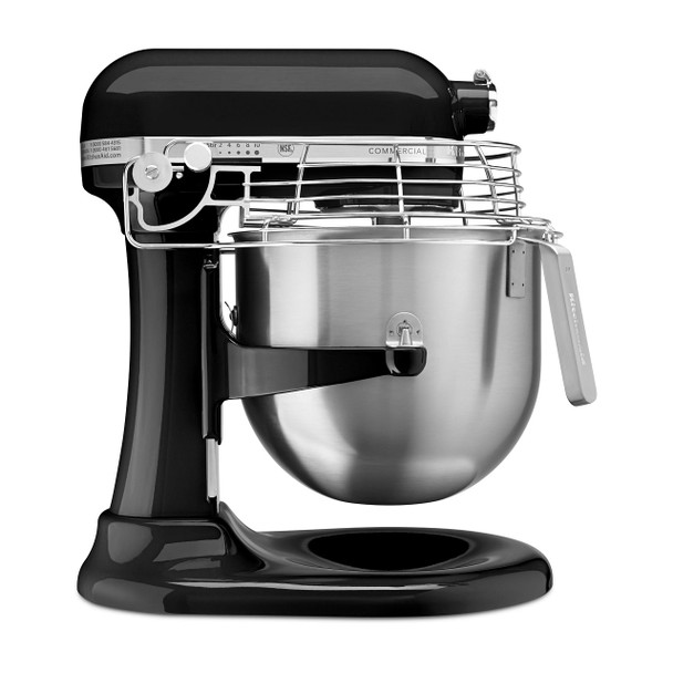 KitchenAid KSMC895OB Commercial NSF 8 Qt. Mixer w/ Bowl Guard - Onyx Black