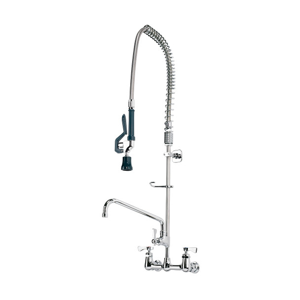 Krowne 17-109WL 8" Wall Mount Pre-Rinse with Add-On Faucet, 12" Spout