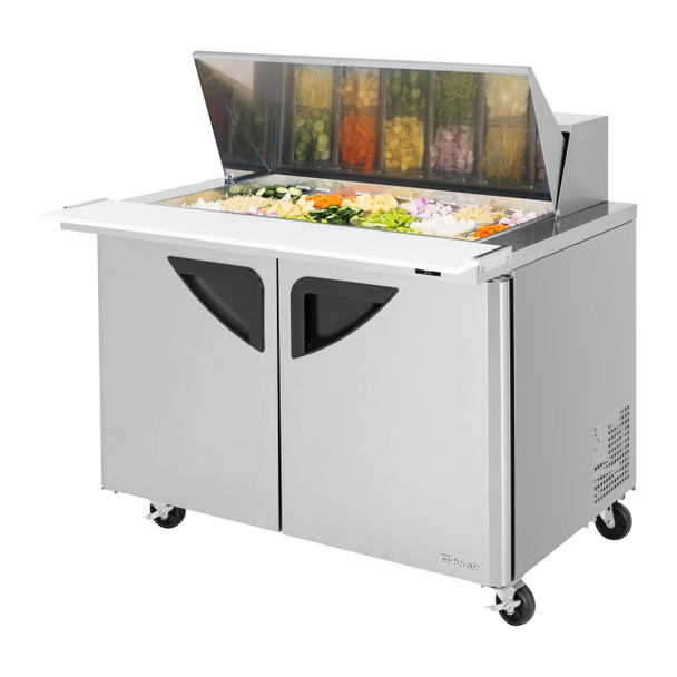 Turbo Air TST-48SD-18-N Mega-Top Sandwich Salad Prep Table - 2 Doors Turbo Air TST-48SD-18-N Mega-Top Sandwich Salad Prep Table - 2 Doors
