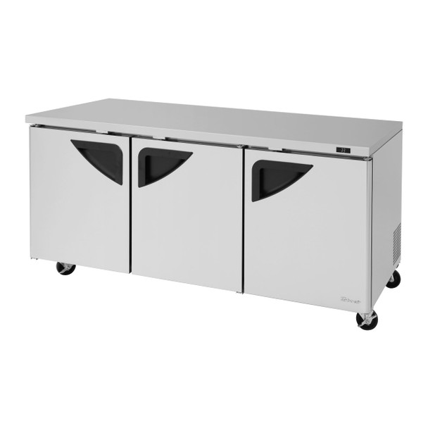 Turbo Air TUR-72SD-N Undercounter Refrigerator, 3 Sections