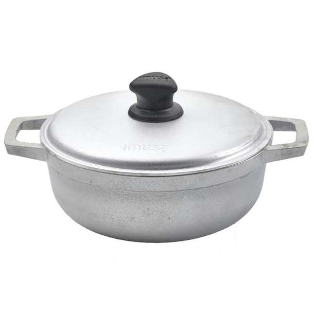 Imusa GAU-80502 Cast Aluminum Caldero & Solid Lid, 2 Qt. Imusa GAU-80502 Cast Aluminum Caldero & Solid Lid, 2 Qt.