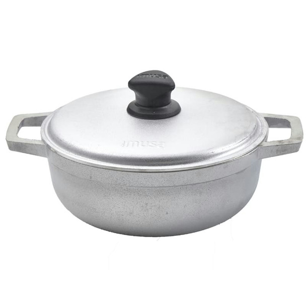 Imusa GAU-80503 Cast Aluminum Caldero & Solid Lid, 2.6 Qt. Imusa GAU-80503 Cast Aluminum Caldero & Solid Lid, 2.6 Qt.