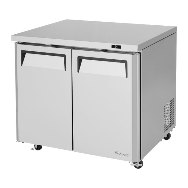 Turbo Air MUR-36L-N6 Low Boy Undercounter Refrigerator, 2 Sections Turbo Air MUR-36L-N6 Low Boy Undercounter Refrigerator, 2 Sections