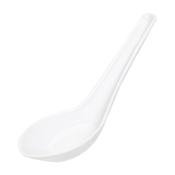 GET M-6030-W Melamine Won-Ton Spoon, 0.65 Oz, White, (12/Pack)