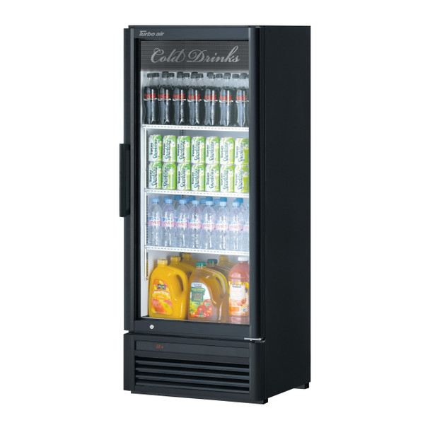 Turbo Air TGM-12SDB-N6 Glass Merchandiser Refrigerator, 1 Section, Black Turbo Air TGM-12SDB-N6 Glass Merchandiser Refrigerator, 1 Section, Black