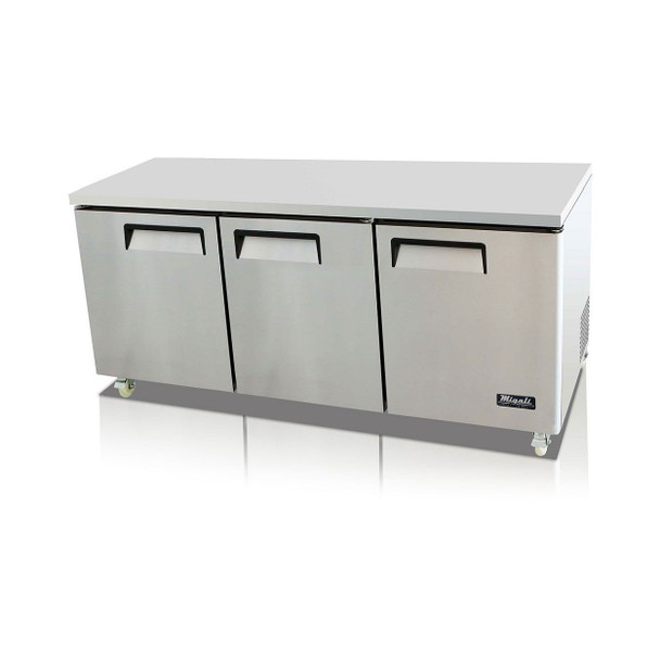 Migali C-U72R 72" Under-counter & Work Top Refrigerator Migali C-U72R 72" Under-counter & Work Top Refrigerator