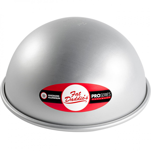 Fat Daddio's PHA-8 Hemisphere Cake Pan, 8"