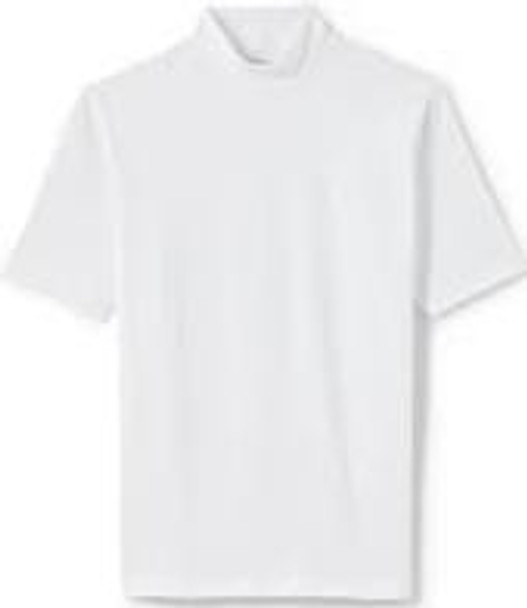 FORTUNE KS/S-XL Kitchen Shirt, Short Sleeve, White, X-Large