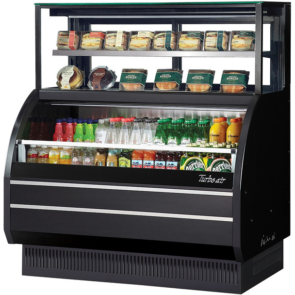 Turbo Air TOM-W-50SB-UF-N 50" Open Display Combination Case - European Straight Front