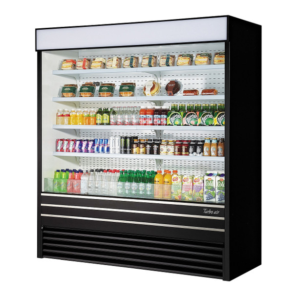 Turbo Air TOM-72EB-N 72" Vertical Air Curtain Open Display Merchandiser