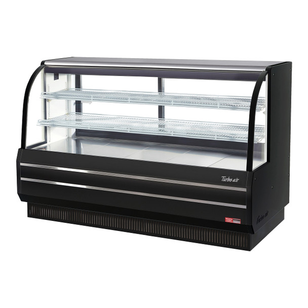 Turbo Air TCGB-72DR-B-N 6' Dry Bakery Display Case - Black Turbo Air TCGB-72DR-B-N 6' Dry Bakery Display Case - Black