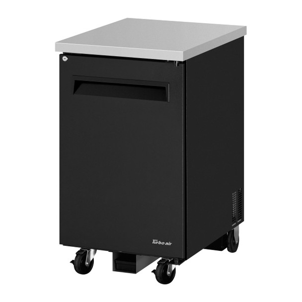 Turbo Air TBB-1SB-N6 24" Back Bar Cooler, 1 Door, Black Vinyl Exterior
