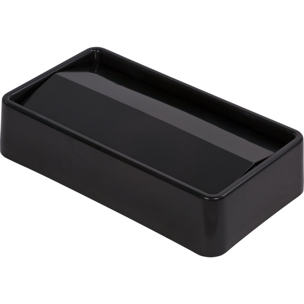 Carlisle 34202403 TrimLine Swing Top Trash Can Lid, Black, For 15 & 23 Gallon Carlisle 34202403 TrimLine Swing Top Trash Can Lid, Black, For 15 & 23 Gallon