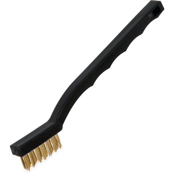 Carlisle 41270-00 Utility Brush with Brass Bristles, 7" Long