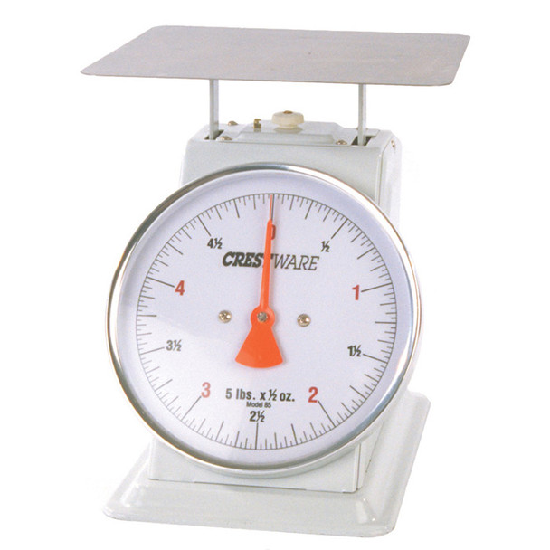 Crestware SCA802 Dial Scale, 2 lb x 1/8 oz, 8" Dial Face, Heavy Duty