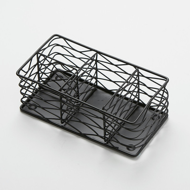 American Metalcraft BNCB84 Birdnest Coffee Caddy, 8-1/2"L x 4-3/8"W x 3-1/8"H, Black