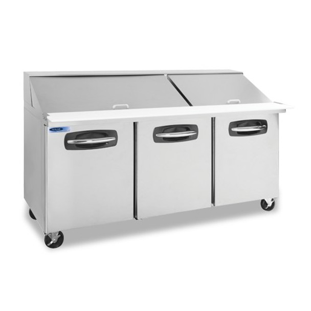 Nor-Lake NLSMP72-30A AdvantEDGE Three Door Mega Top Sandwich Food Refrigerator (NLSMP72-30) Nor-Lake NLSMP72-30A AdvantEDGE Three Door Mega Top Sandwich Food Refrigerator (NLSMP72-30)