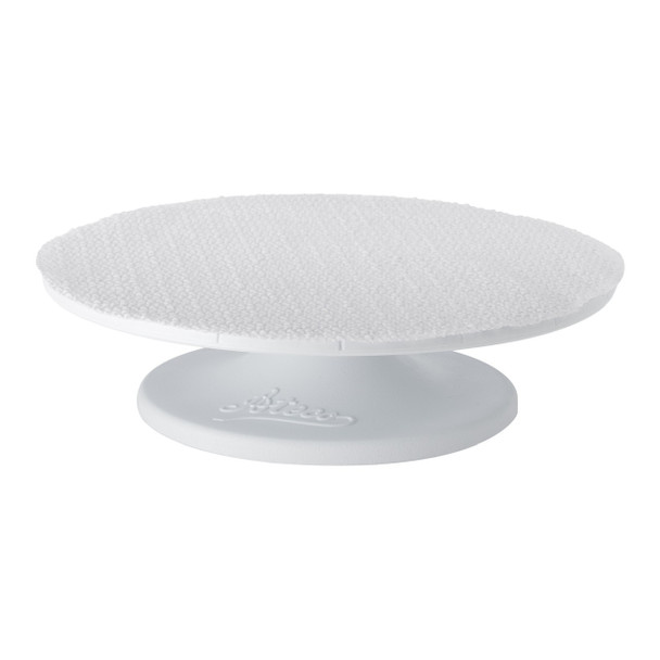 ATECO 610 Revolving Cake Stand, 12" Top dia., 3-1/4"H