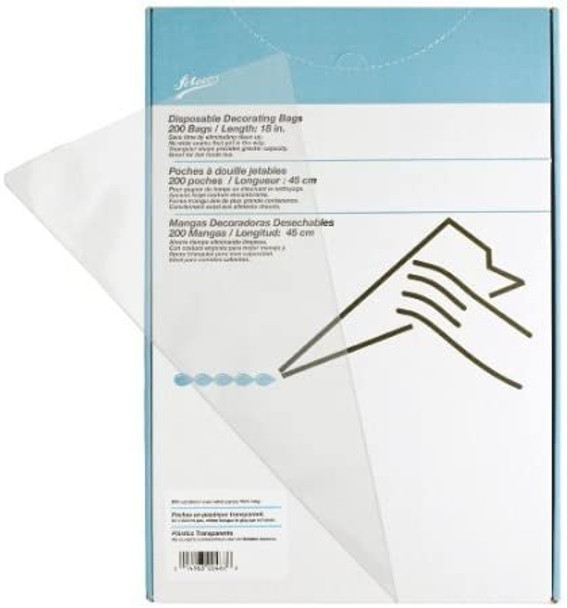 ATECO 4675 Disposable Decorating Bags, 18"L, 200 pcs/Box