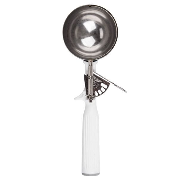 Vollrath 47139 Disher, Thumb Press Handle, 5-1/3 oz,  White #6 Vollrath 47139 Disher, Thumb Press Handle, 5-1/3 oz,  White #6