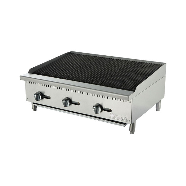 Migali C-CR36 36" Wide Char-Rock Broiler - 105,000 BTU
