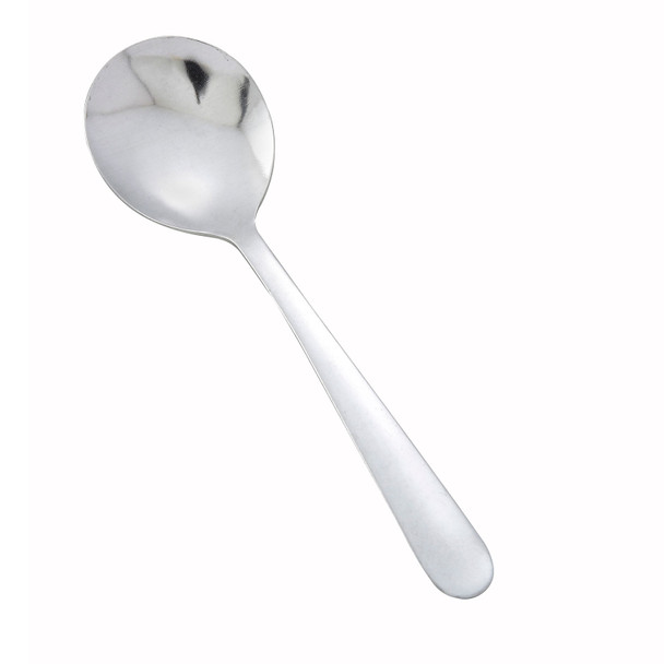 Winco 0002-04 Windsor, Bouillon Spoon, 6", Medium Weight, 12/Box