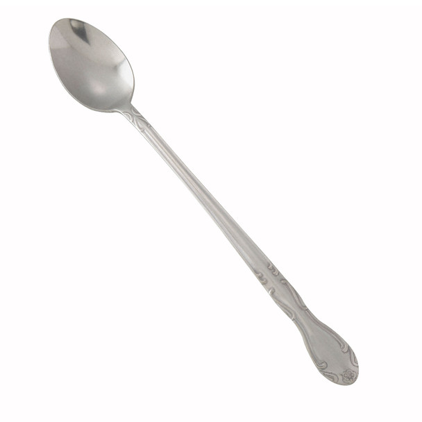 Winco 0004-02 Elegance Iced Teaspoon, 8", Heavy Weight, 12/Box