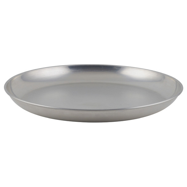 Winco ASFT-20 Aluminum Seafood Tray, 250 oz, 19-3/4" Dia, 1.5" H