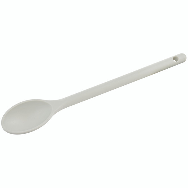 Winco NS-12W Cooking Spoon, 12" Nylon, White