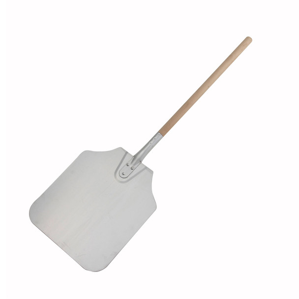 Winco APP-36 Pizza Peel, 12" x 14" Aluminum Blade, 36" O.L, Wooden Handle